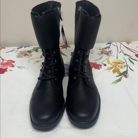 AEROSOLES Black Combat Boots - Picture 6 of 11
